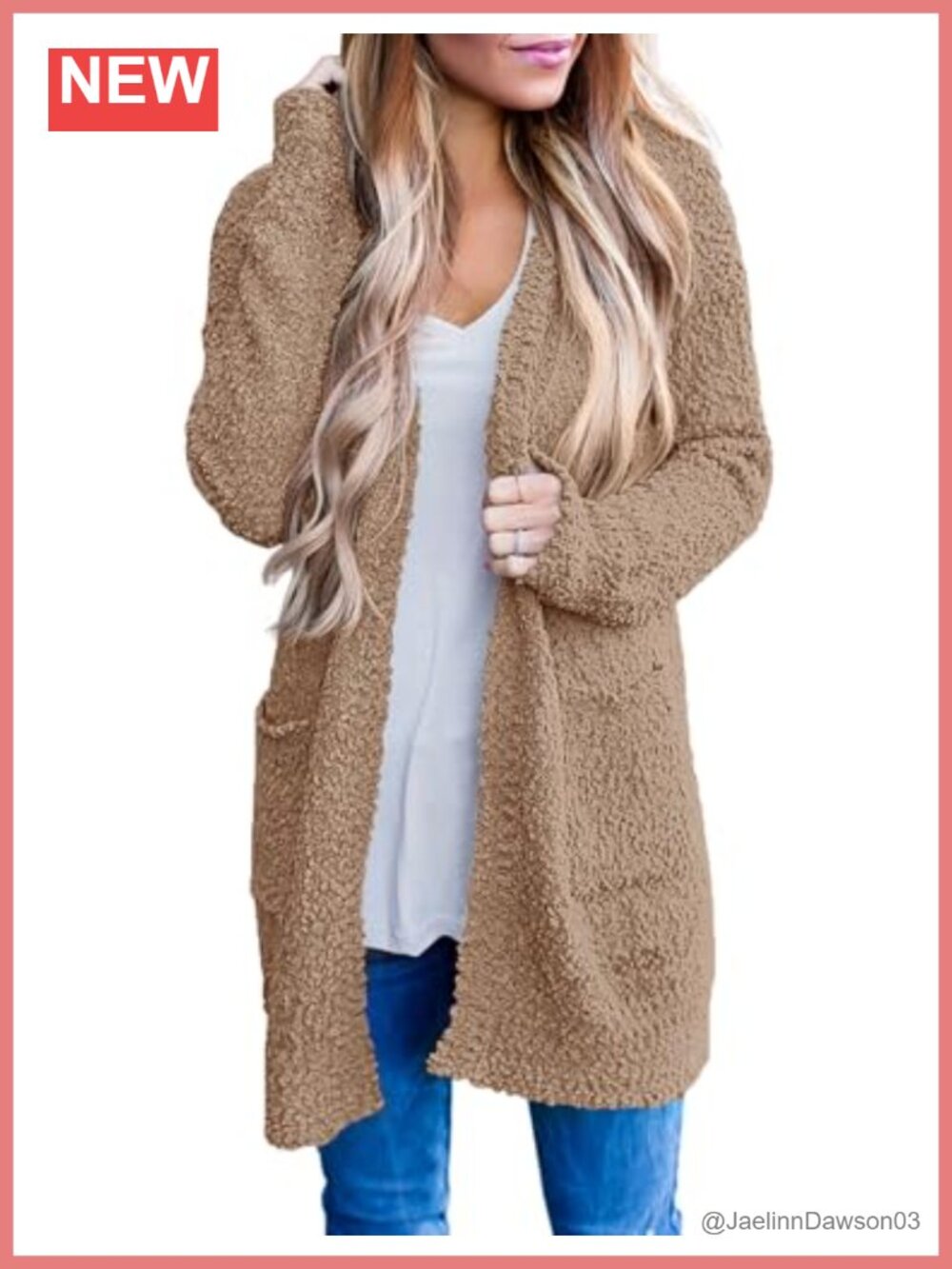 Fuzzy Chunky Oversized Cardigan Sweater Fall Outfits
